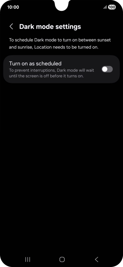 Press the indicator next to Press the indicator next to