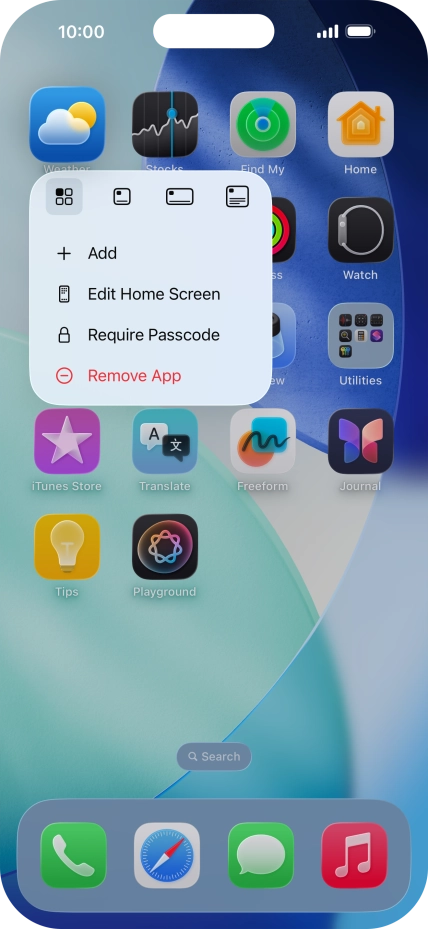 Press Remove App. Press Remove App.