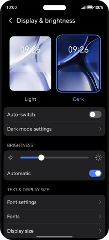 Press the indicator next to Press the indicator next to