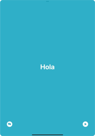 Press the split view icon to go back to display of both languages. Press the split view icon to go back to display of both languages.