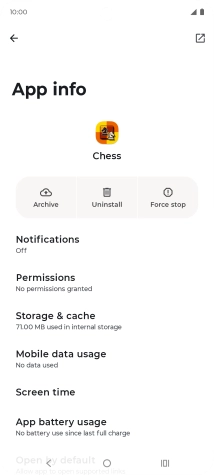 Press Storage & cache. Press Storage & cache.