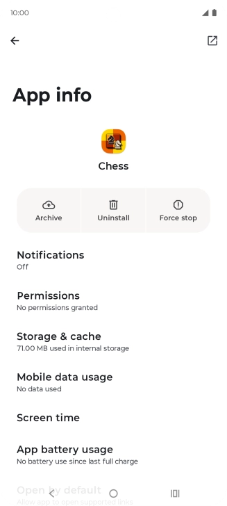 Press Storage & cache. Press Storage & cache.