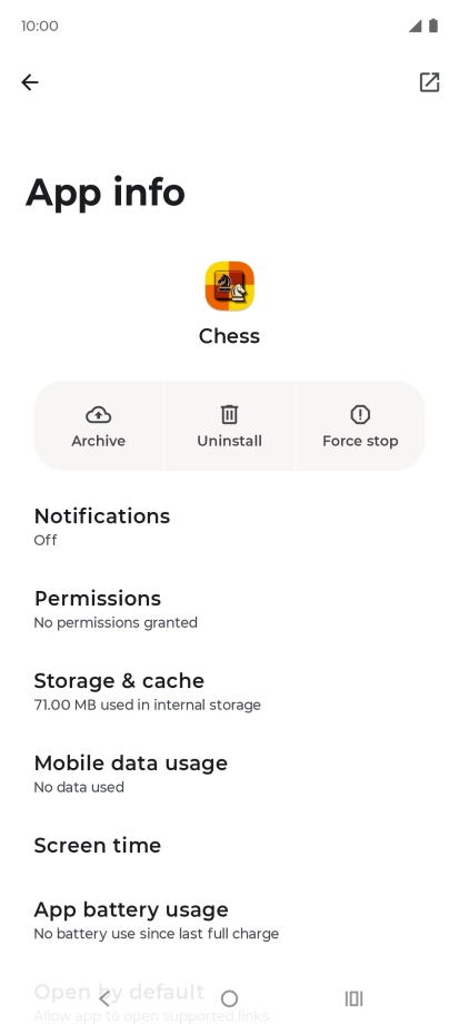Press Storage & cache. Press Storage & cache.
