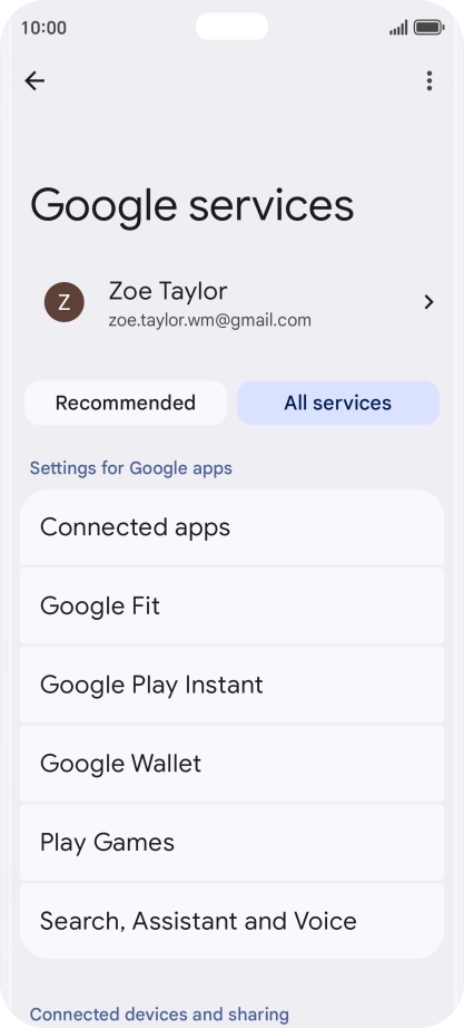 Press Search, Assistant and Voice.