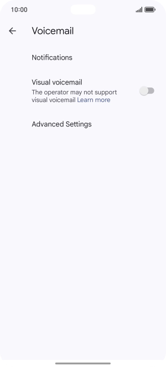 Press Advanced Settings. Press Advanced Settings.
