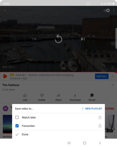 Press the required playlist. Press the required playlist.