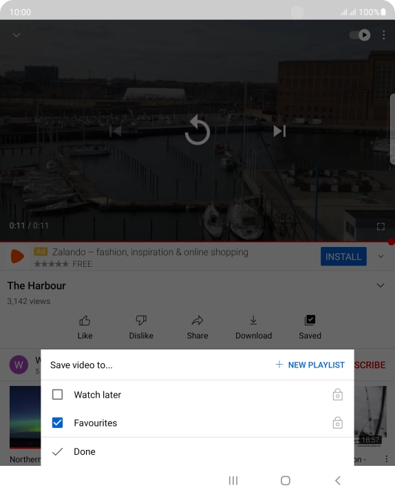 Press the required playlist. Press the required playlist.