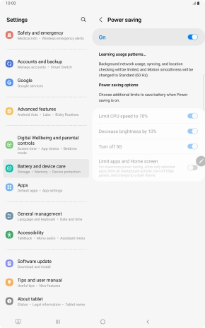 Press the Home key to return to the home screen.