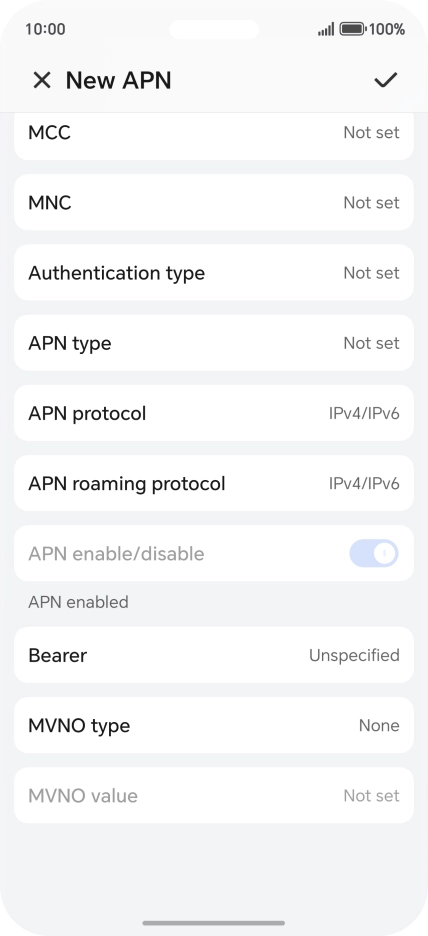 Press MNC.