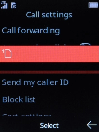 Select the name of the SIM. Select the name of the SIM.
