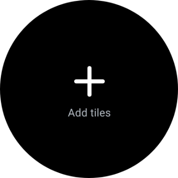 Press Add tiles. Press Add tiles.