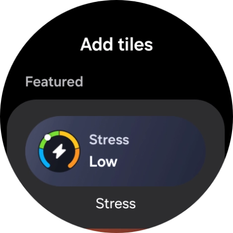 Press the required widget to add it. Press the required widget to add it.