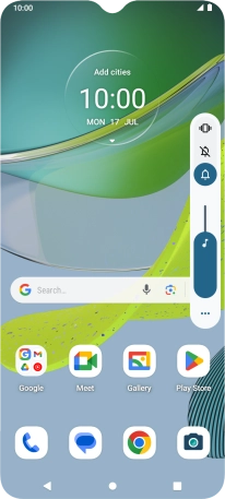 Press the vibration icon to turn on vibration. Press the vibration icon to turn on vibration.
