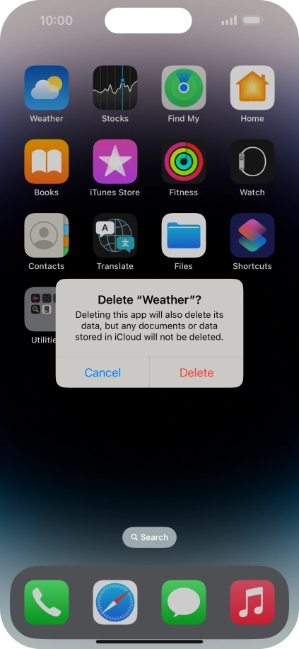 Press Delete.