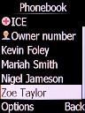 Select the required contact.