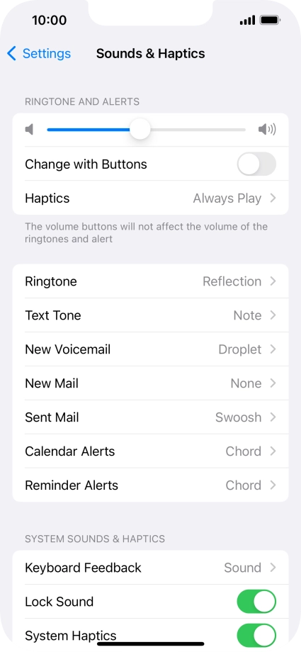 Press Ringtone.