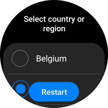 Press Restart.