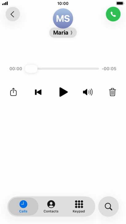 Press the play icon.