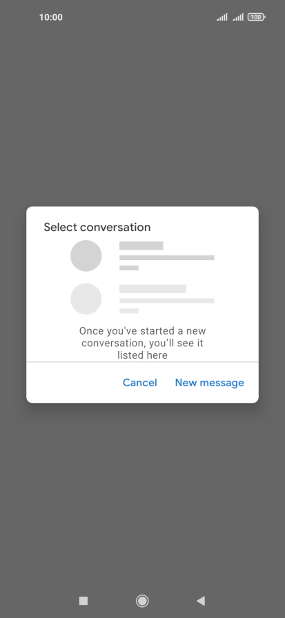 Press New message.