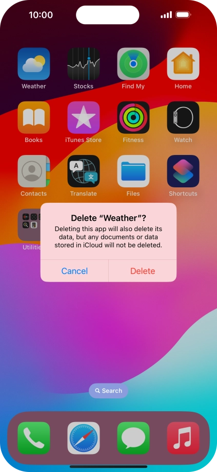 Press Delete. Press Delete.