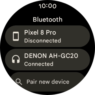 Press the crown to return to the home screen.