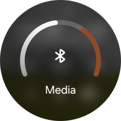 Slide the circle to select the required volume. Slide the circle to select the required volume.