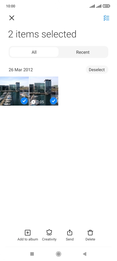 Press Send. Press Send.