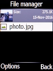 Highlight the required picture or video clip.