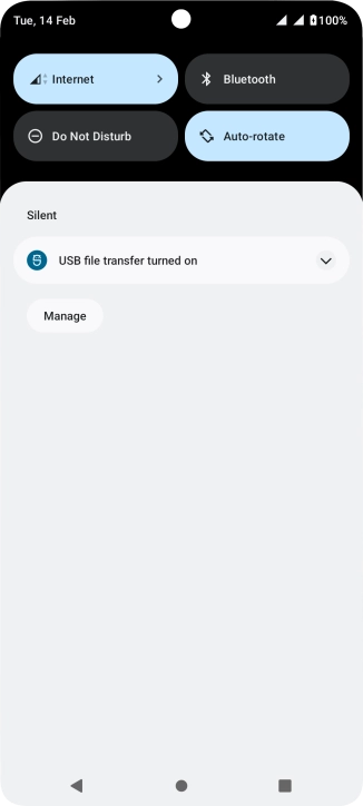 Press the drop down list.