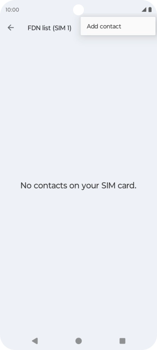 Press Add contact. Press Add contact.
