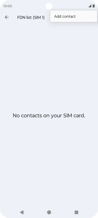 Press Add contact. Press Add contact.
