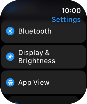 Press Display & Brightness. Press Display & Brightness.