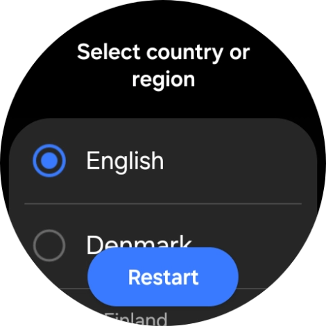 Press Restart.