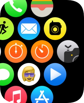 Press the email message icon.
