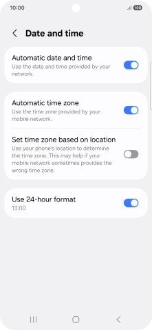 Press the Home key to return to the home screen. Press the Home key to return to the home screen.