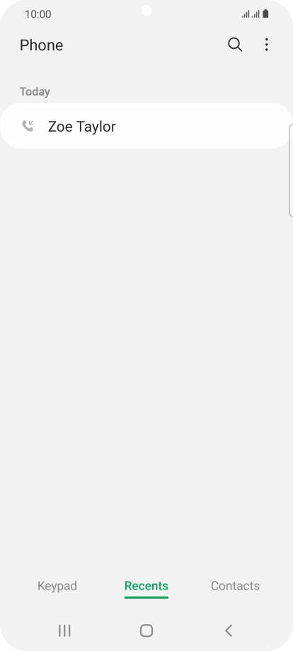 Press the required number.