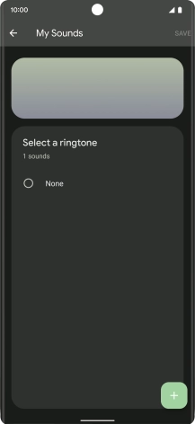 Press the add ring tone icon and go to the required folder. Press the add ring tone icon and go to the required folder.