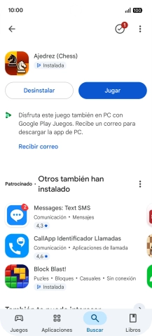 Desliza el dedo hacia arriba desde la parte inferior de la pantalla para terminar y volver a la pantalla de inicio.