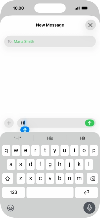 Press the microphone icon to end dictation. Press the microphone icon to end dictation.