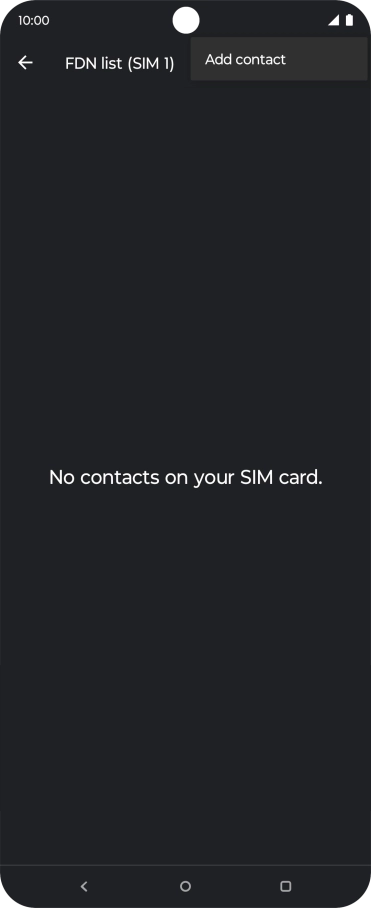Press Add contact. Press Add contact.