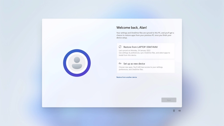 Click Set up as new device. Click Set up as new device.