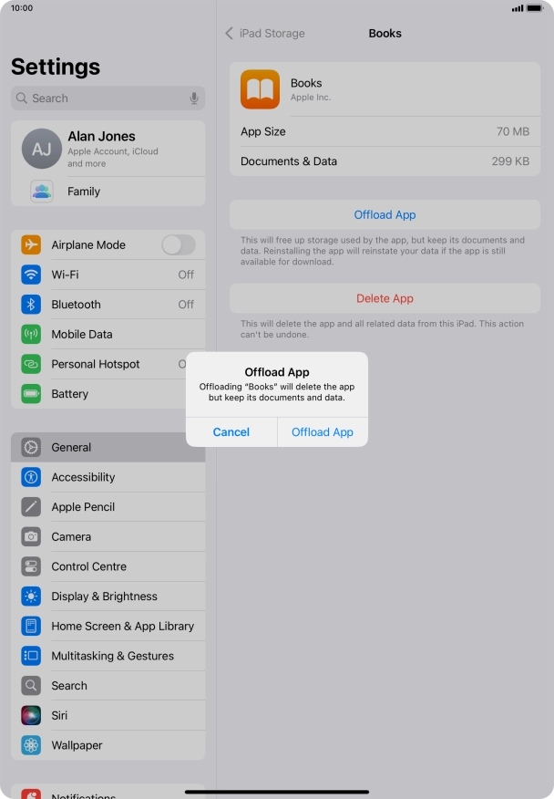 Press Offload App. Press Offload App.