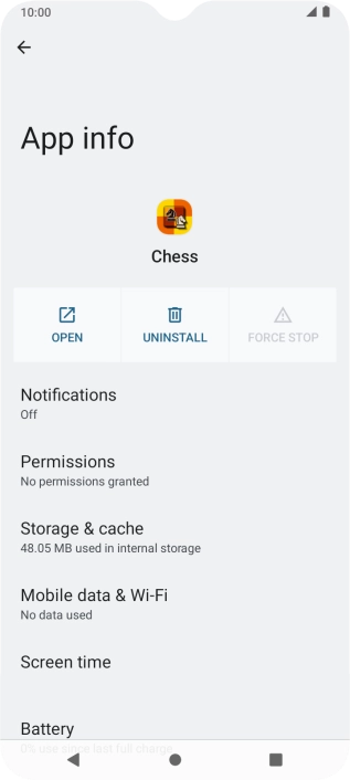 Press Storage & cache. Press Storage & cache.