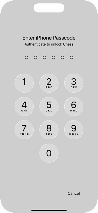 Use the phone lock code you created. The app is now no longer locked. Use the phone lock code you created. The app is now no longer locked.