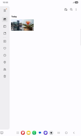Press and hold the required picture or video. Press and hold the required picture or video.