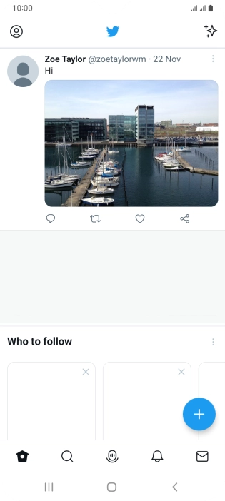 Press the add icon. Press the add icon.