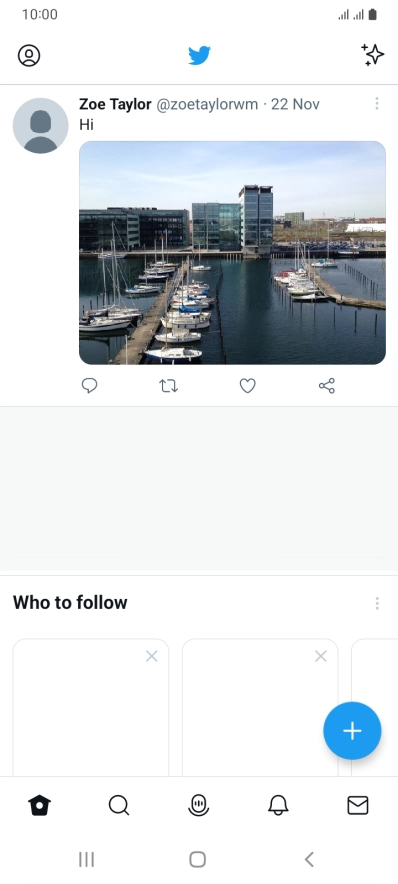 Press the add icon. Press the add icon.