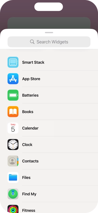 Press Smart Stack.