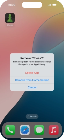 Press Delete App.