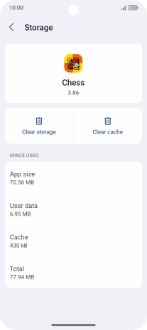 Press Clear cache. Press Clear cache.